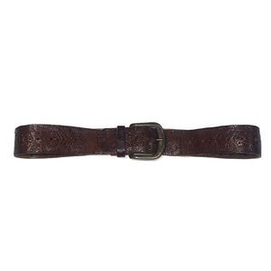 Y2K Abercrombie Brown Leather Belt, size small/medium